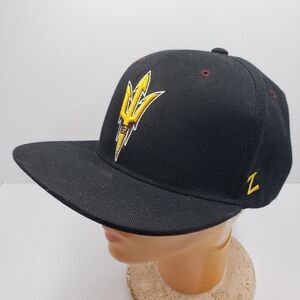 Arizona State Sun Devils Zephyr Hat Back Adjustable Wool Blend ASU Cap Pitchfork